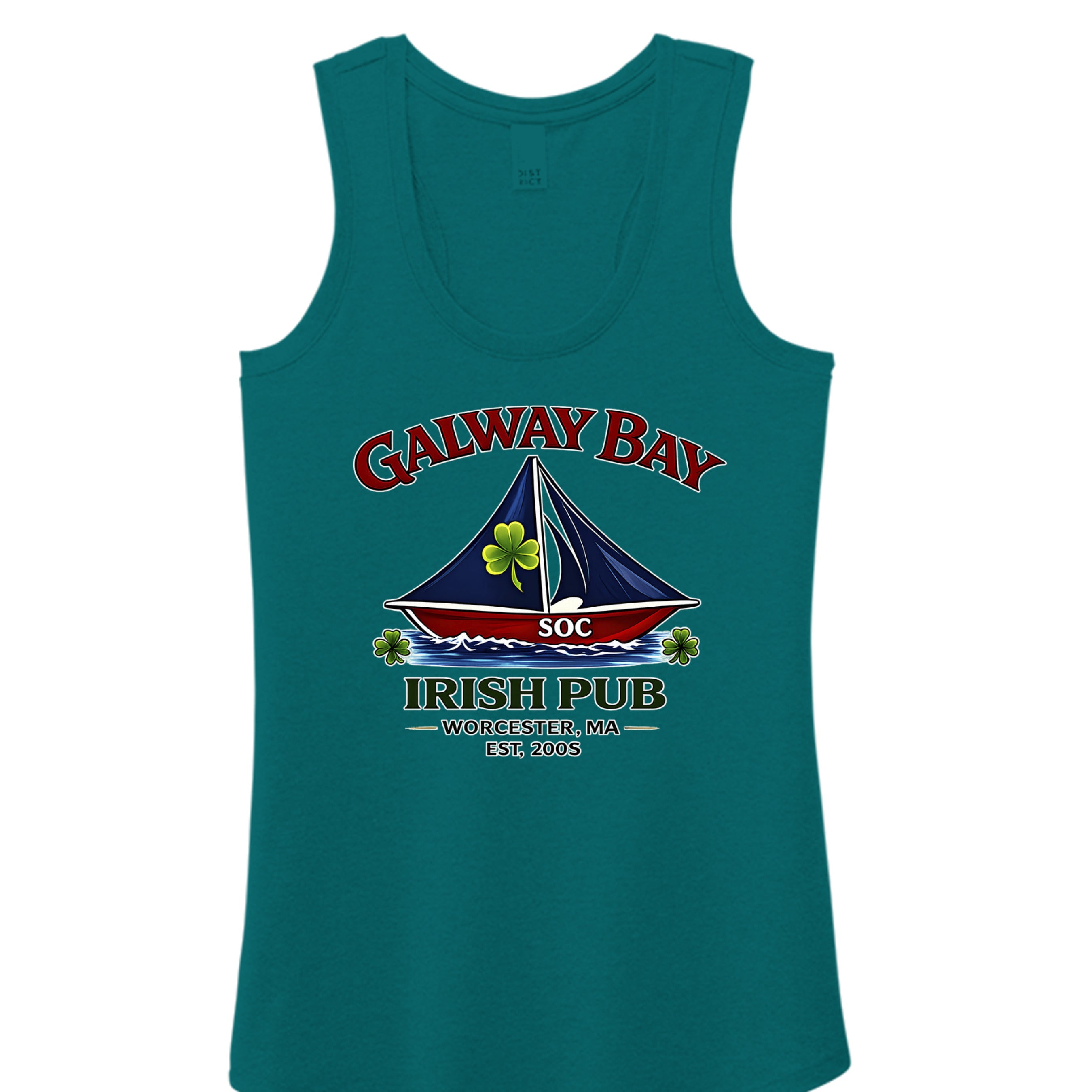 Heathered Teal - DM138L - FRONT