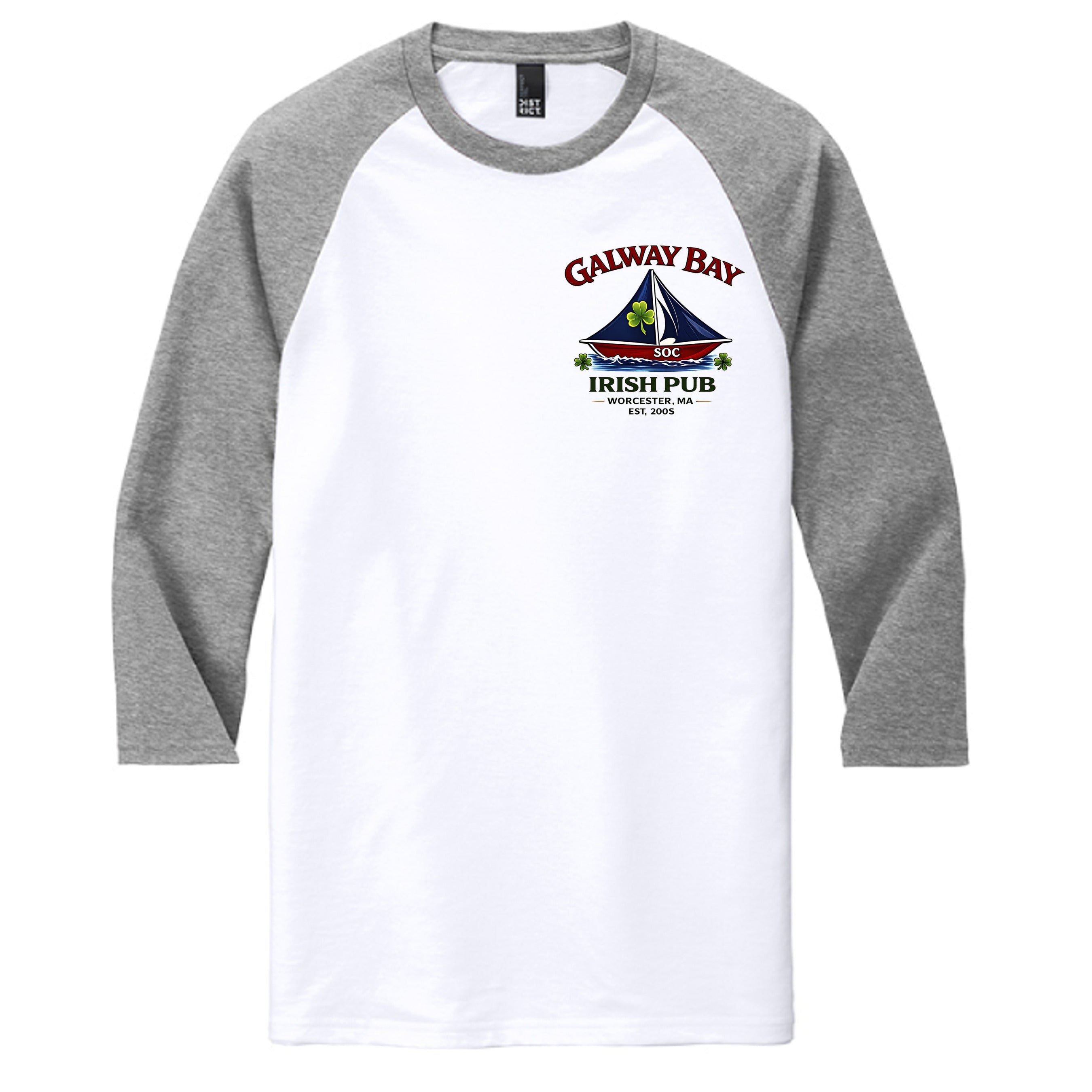 Grey Frost/ White - DM136 - FRONT