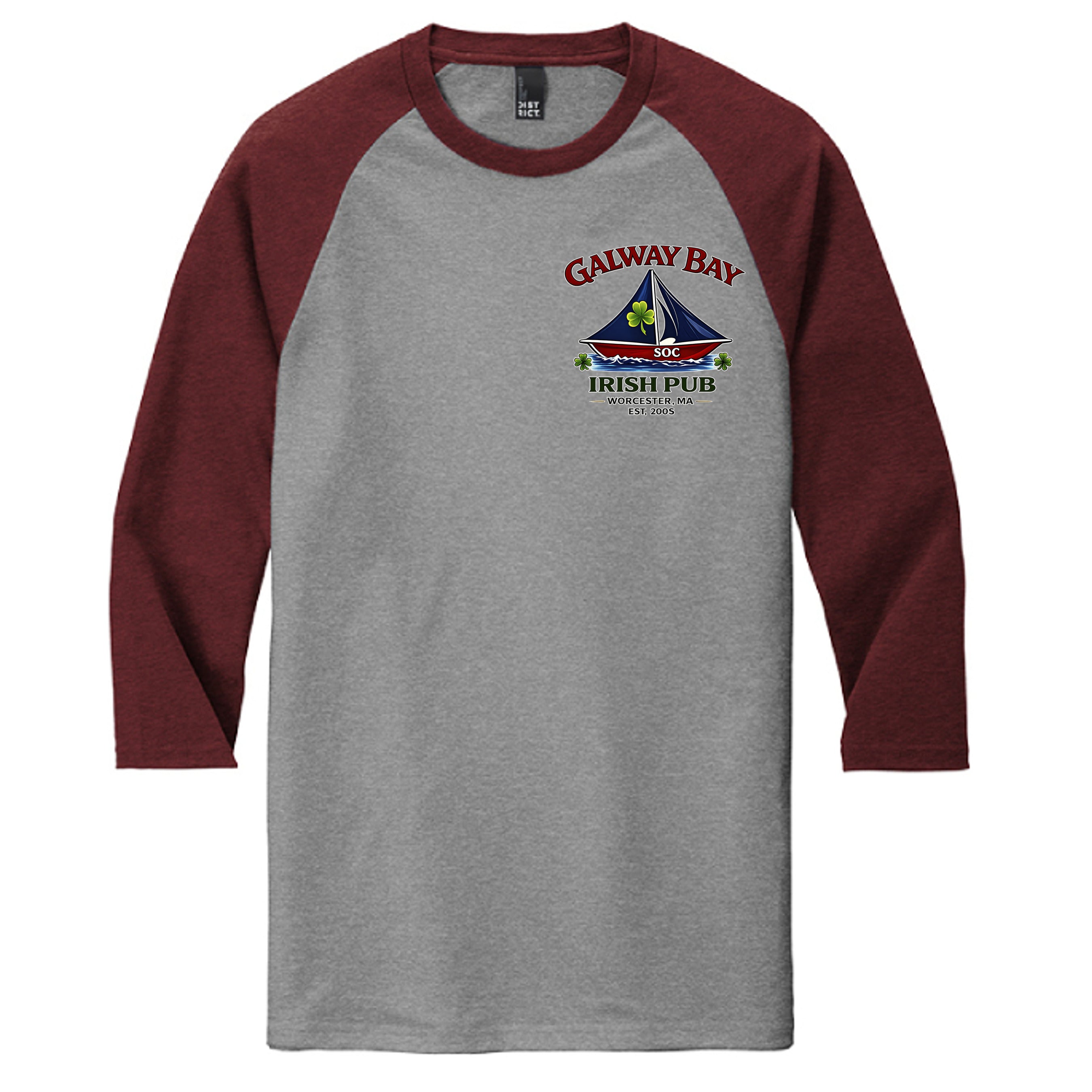 Maroon Frost/ Grey Frost - DM136 - FRONT