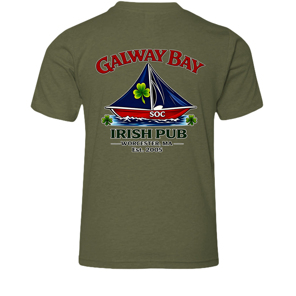 Heather Military Green - 3001YCVC - BACK