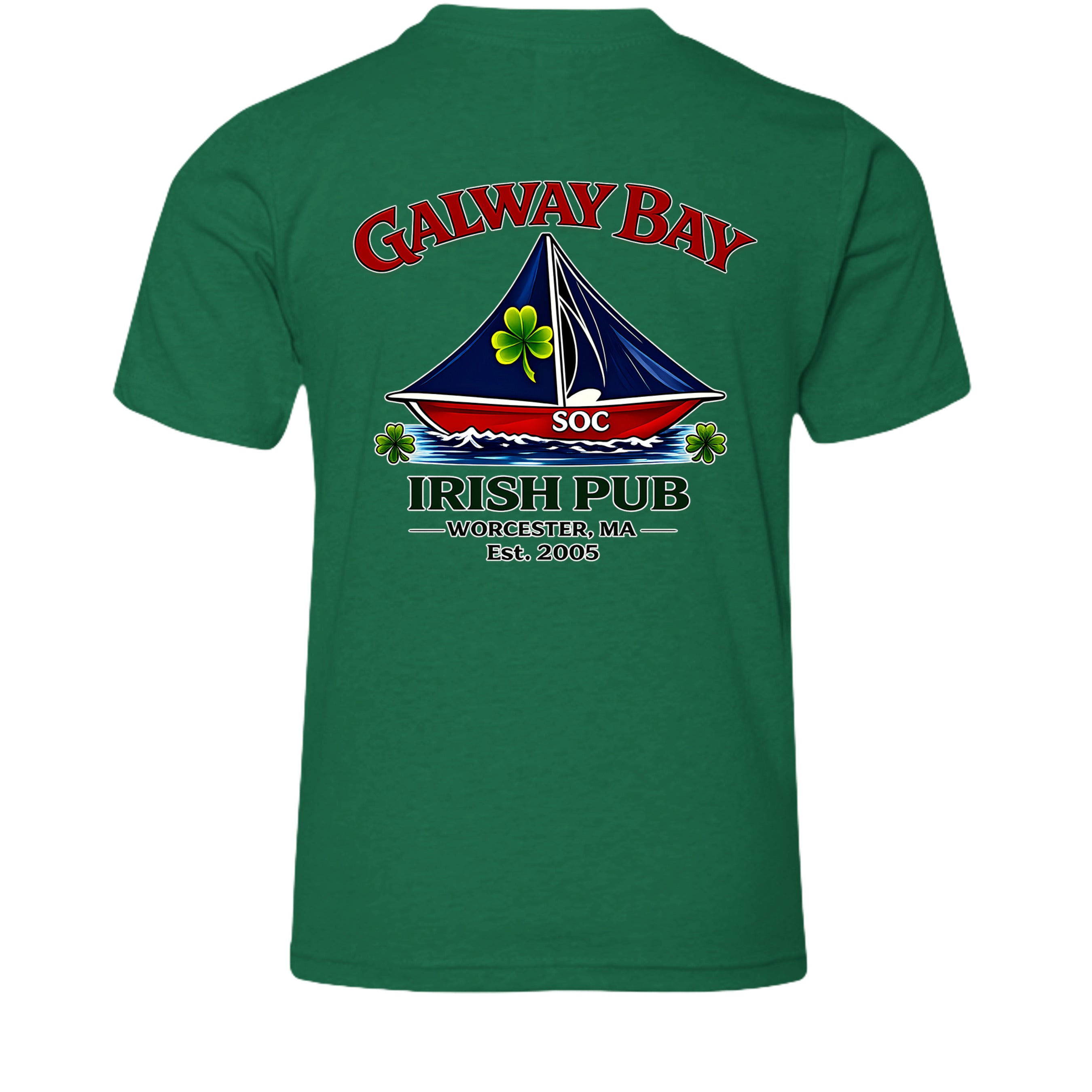 Heather Grass Green - 3001YCVC - BACK