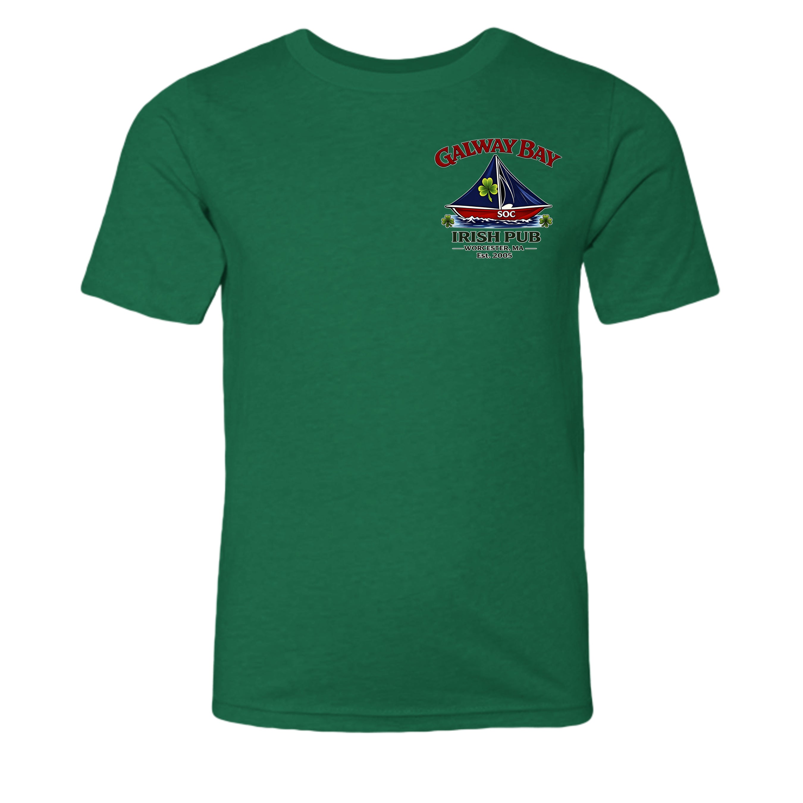 Heather Grass Green - 3001YCVC - FRONT