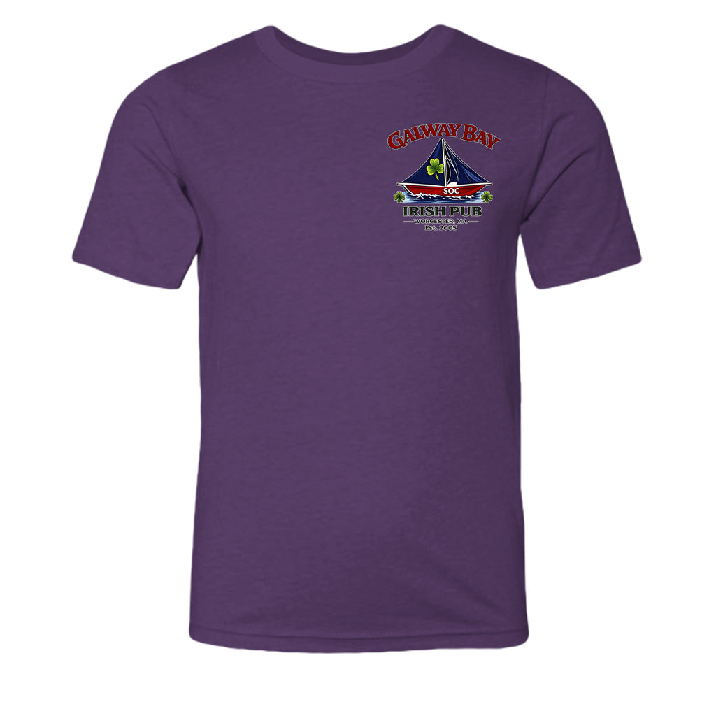 Heather Team Purple - 3001YCVC - FRONT