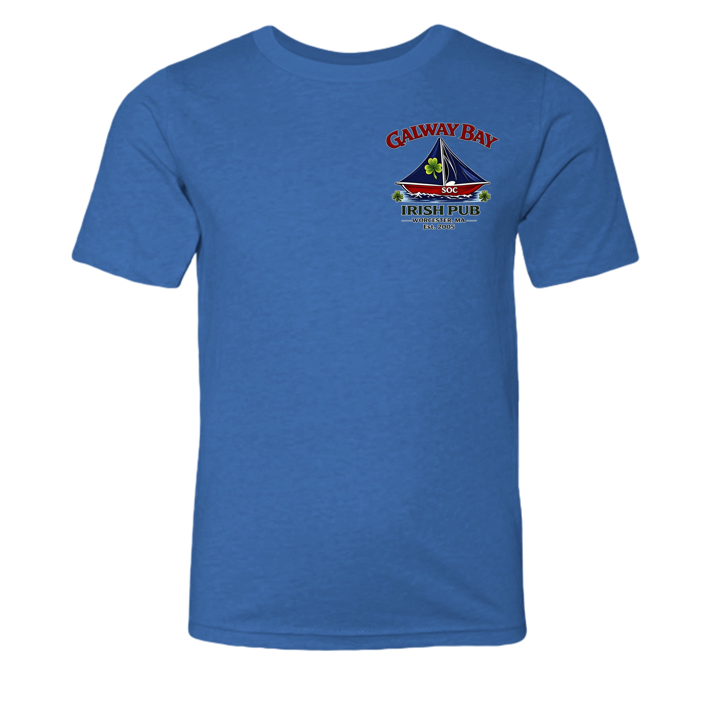 Heather True Royal - 3001YCVC - FRONT