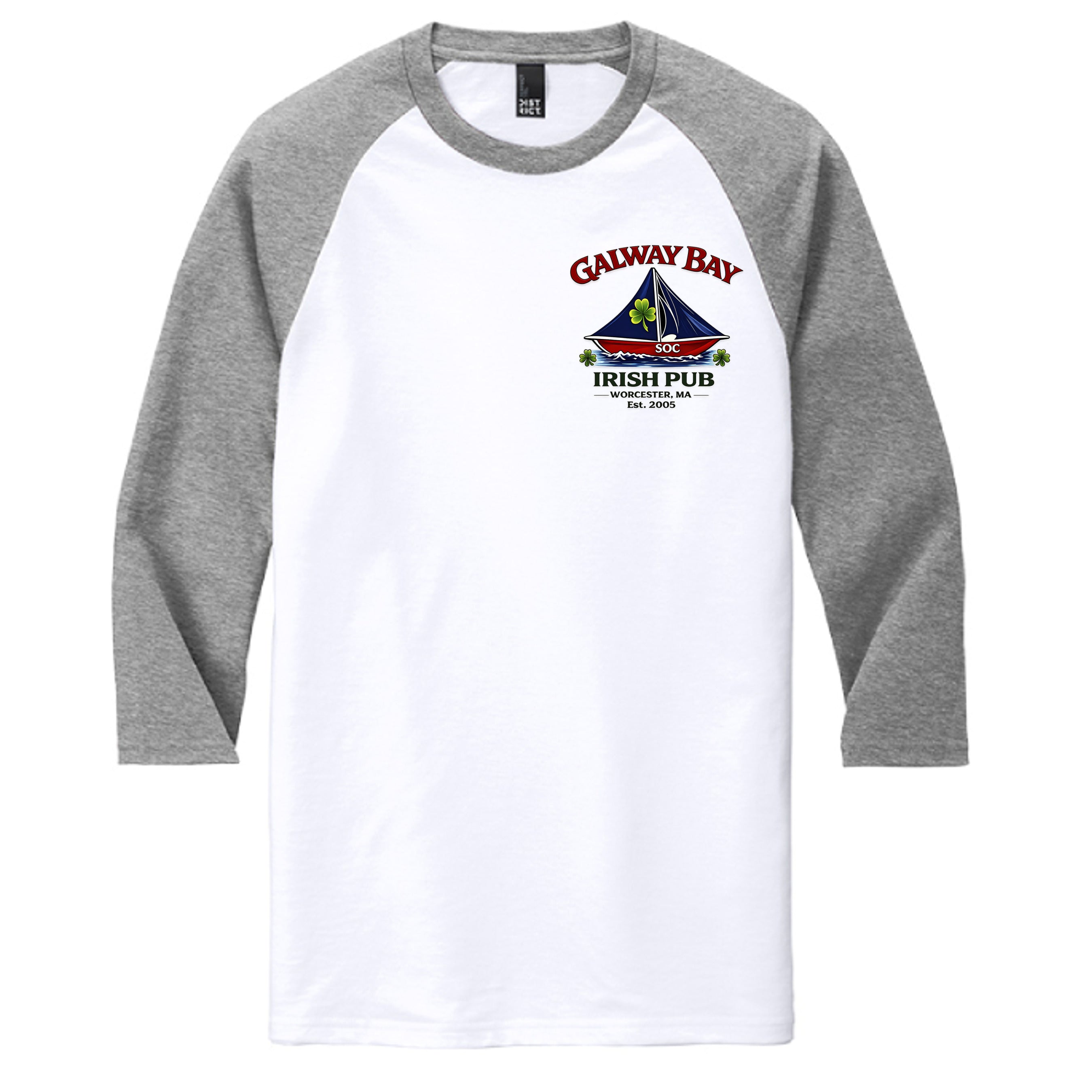 Grey Frost/ White - DM136 - FRONT