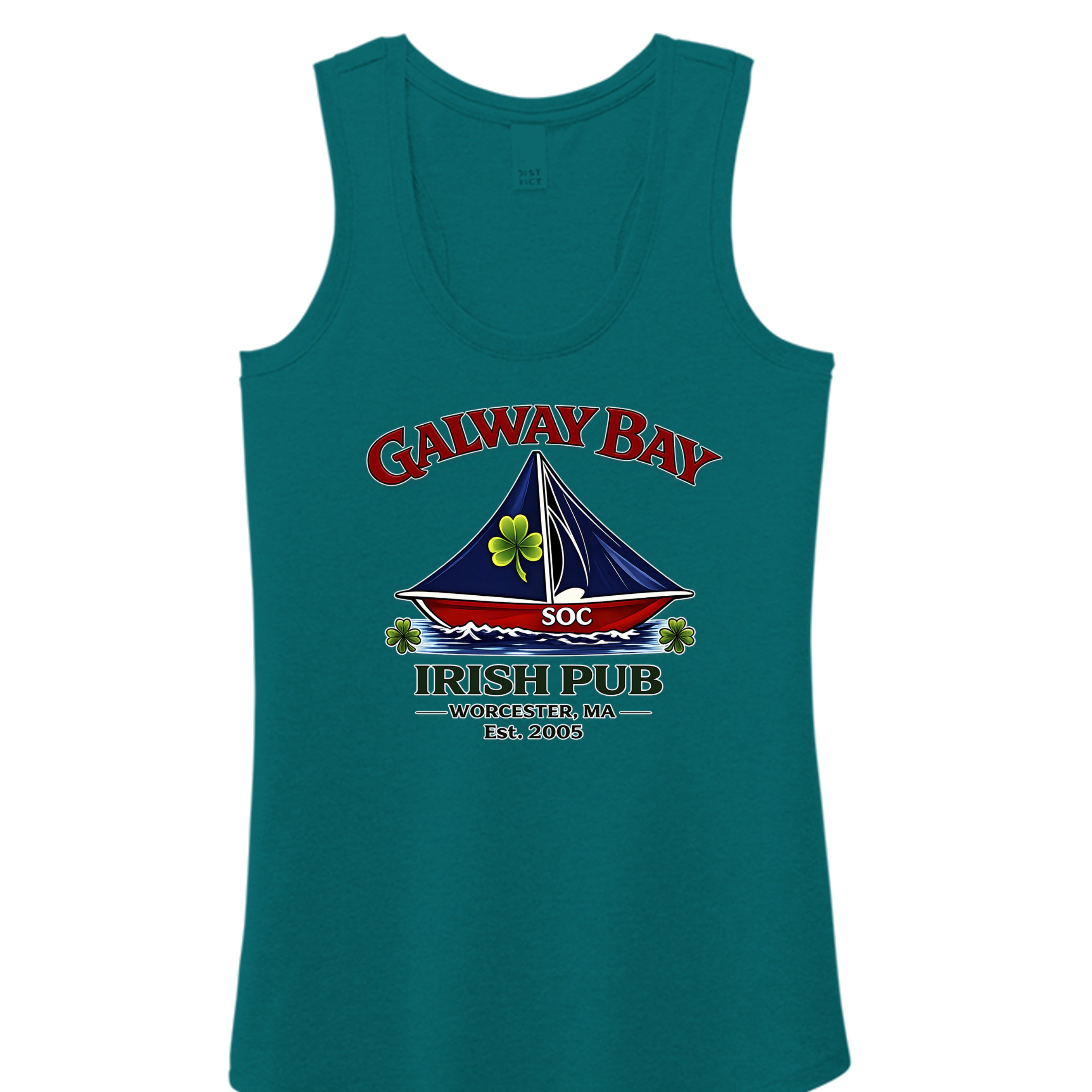 Heathered Teal - DM138L - FRONT
