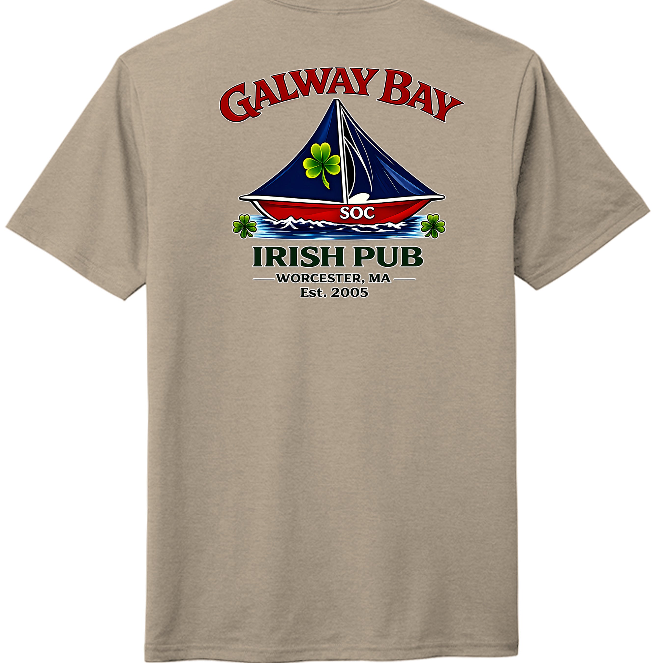 Desert Tan Heather - DM130 - BACK