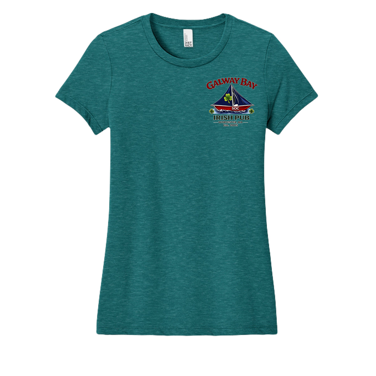 Heathered Teal - DM130L - FRONT