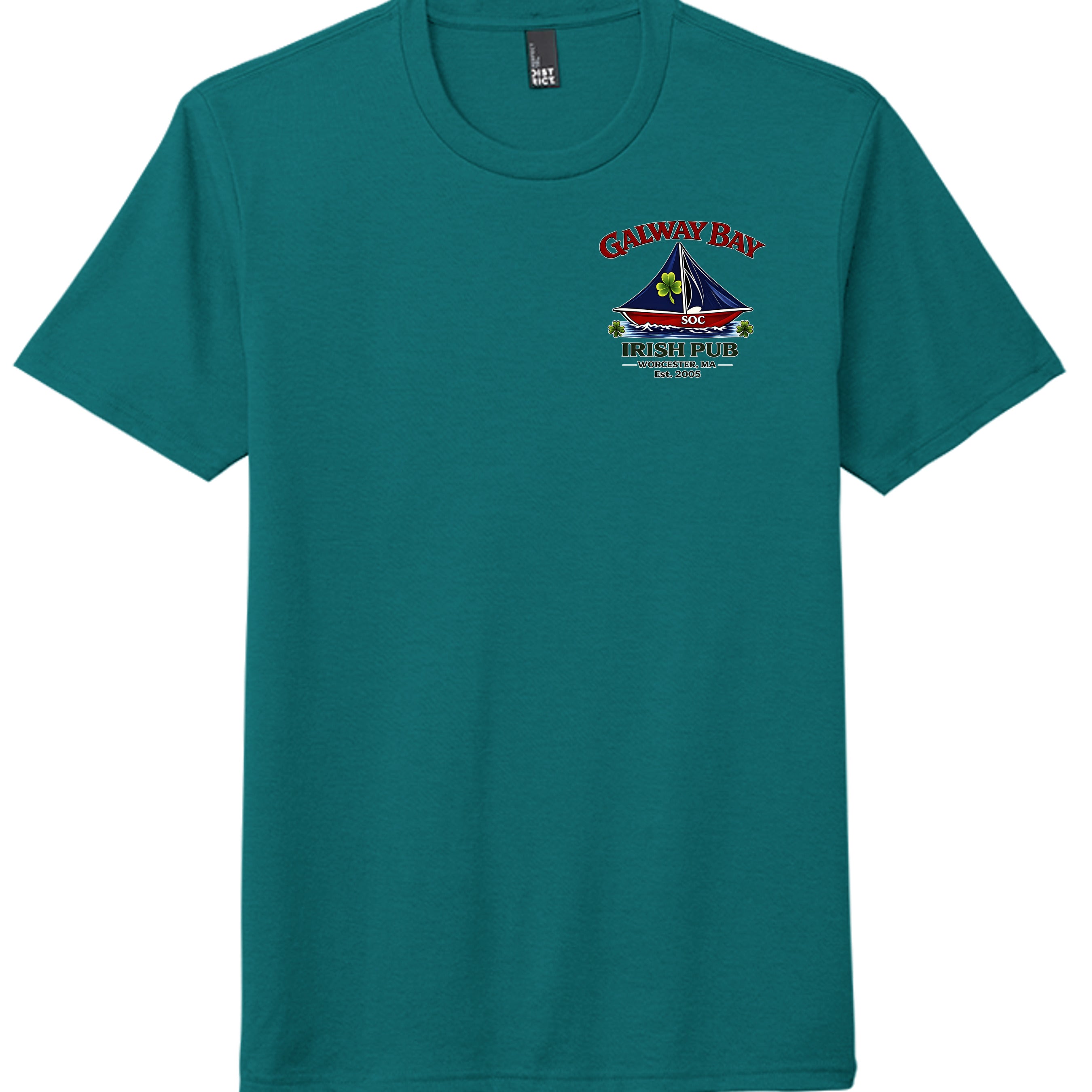 Heathered Teal - DM130 - FRONT