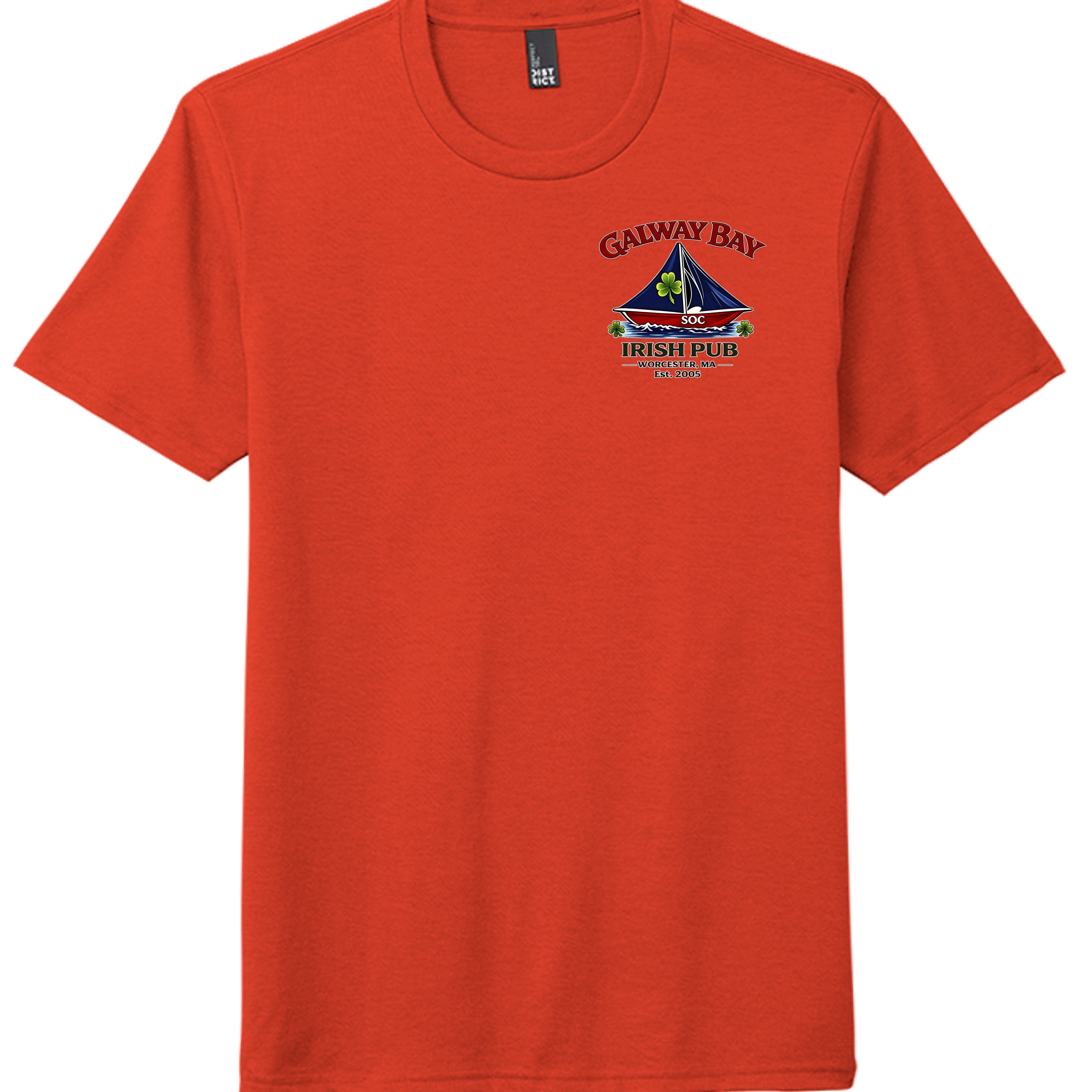 Deep Orange Heather - DM130 - FRONT