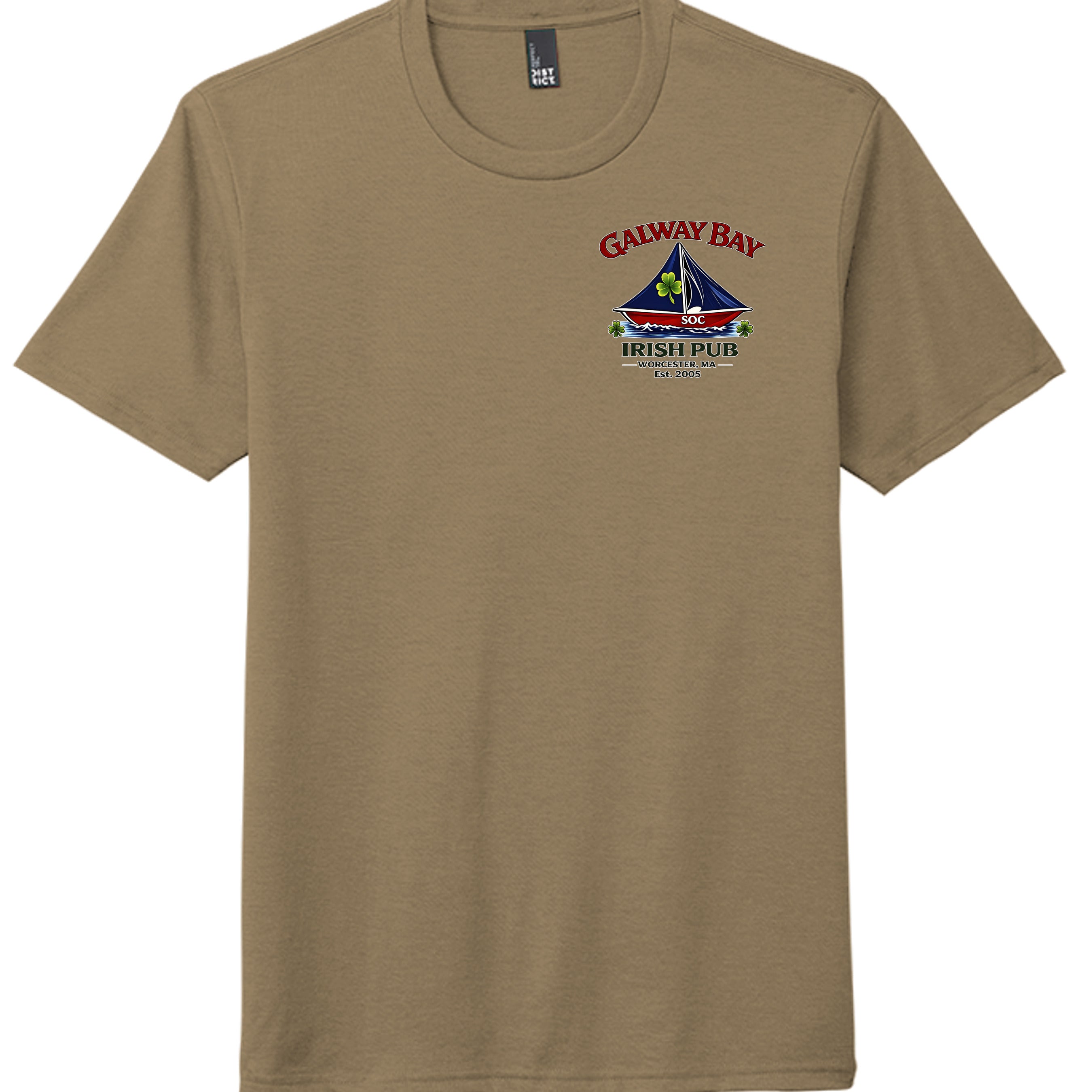 Coyote Brown Heather - DM130 - FRONT