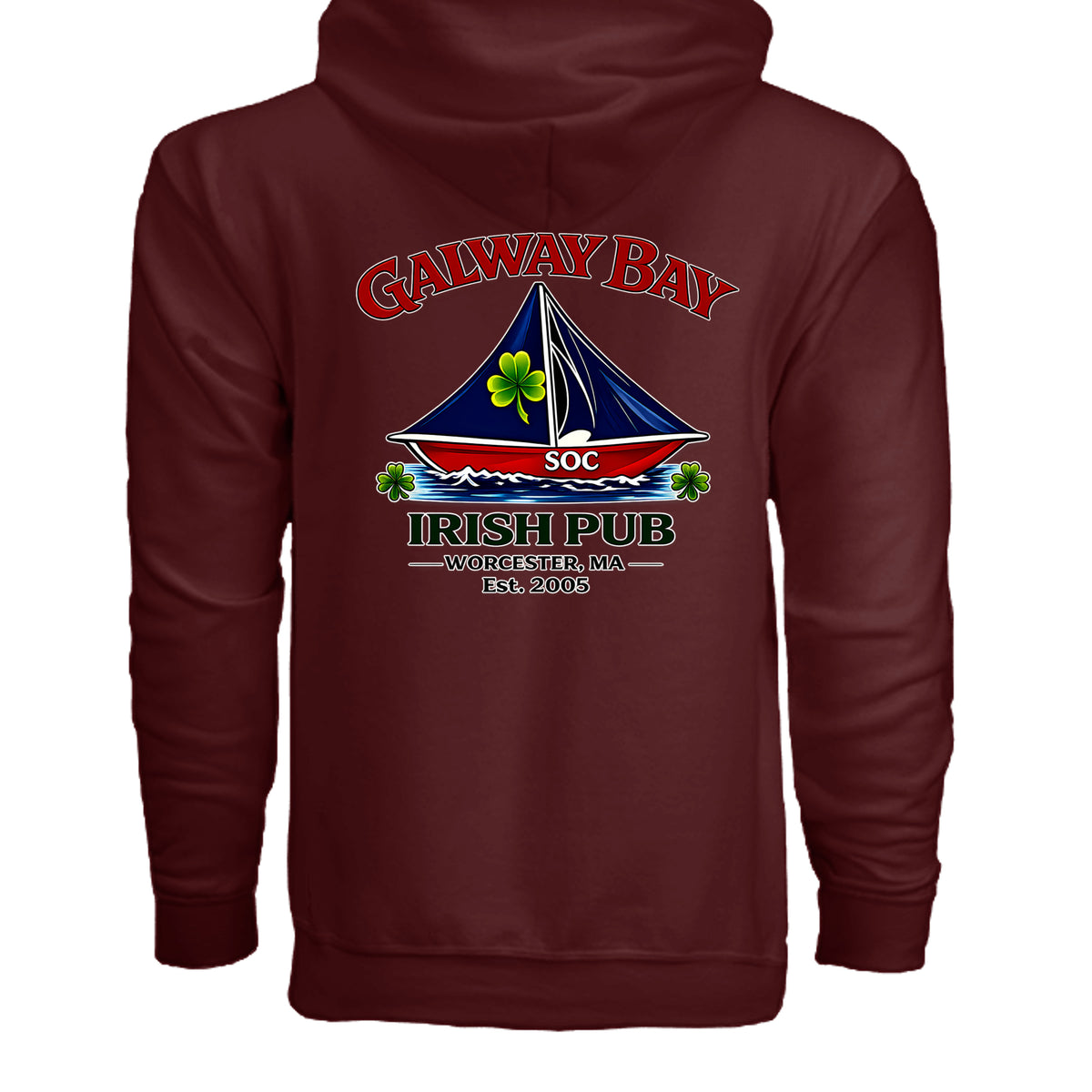 MAROON - G186 - BACK