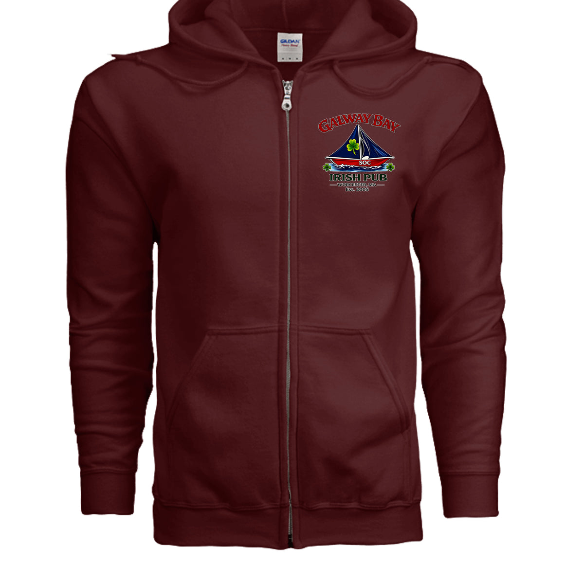 MAROON - G186 - FRONT