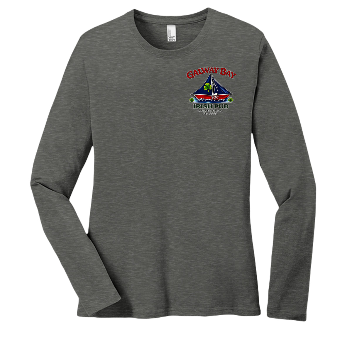 Heathered Charcoal - DT110 - FRONT