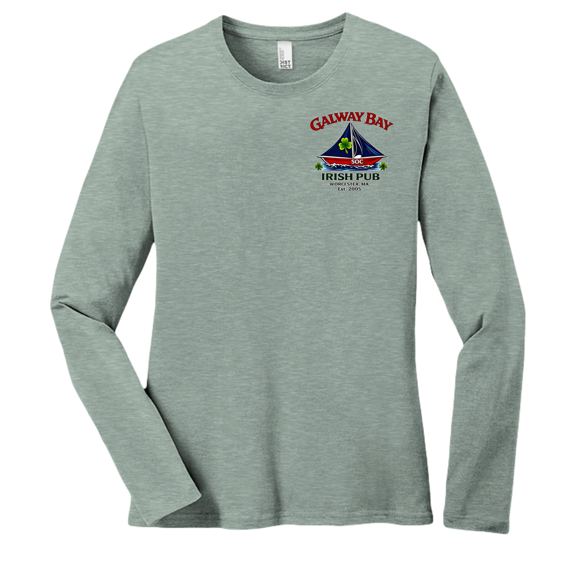 Heathered Dusty Sage - DT110 - FRONT