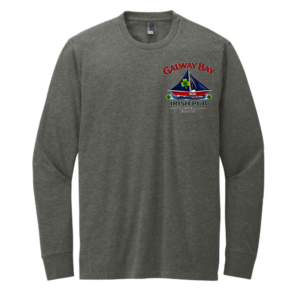 Heathered Charcoal - DT109 - FRONT