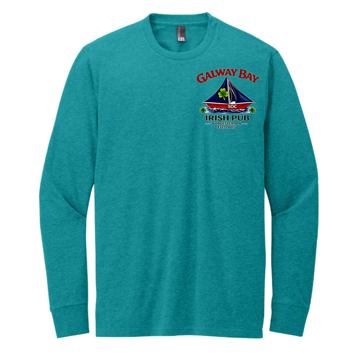Heathered Teal - DT109 - FRONT