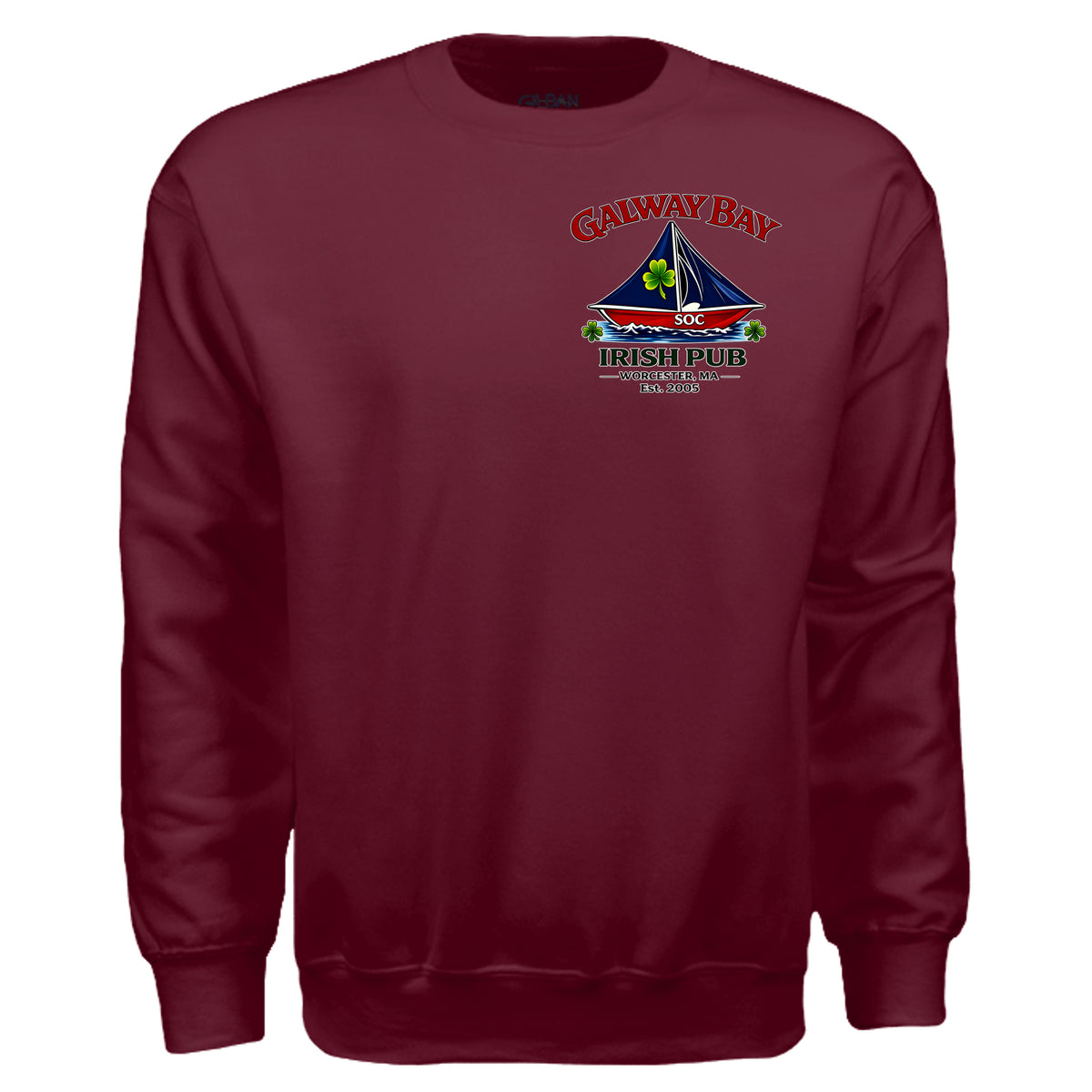 MAROON - G180 - FRONT