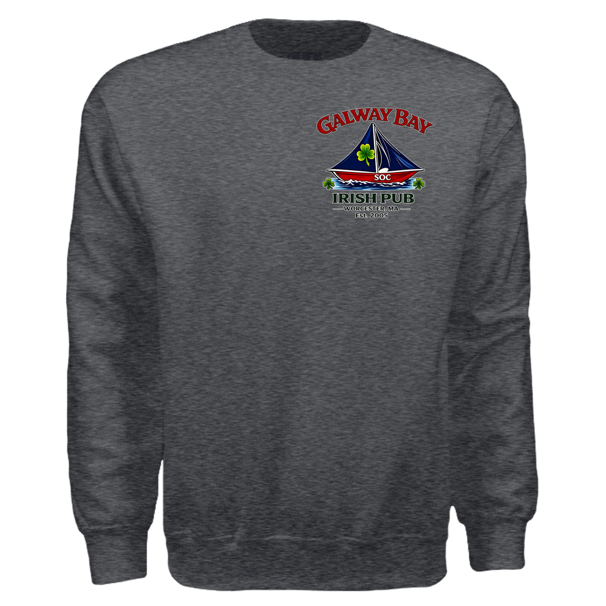 DARK HEATHER - G180 - FRONT